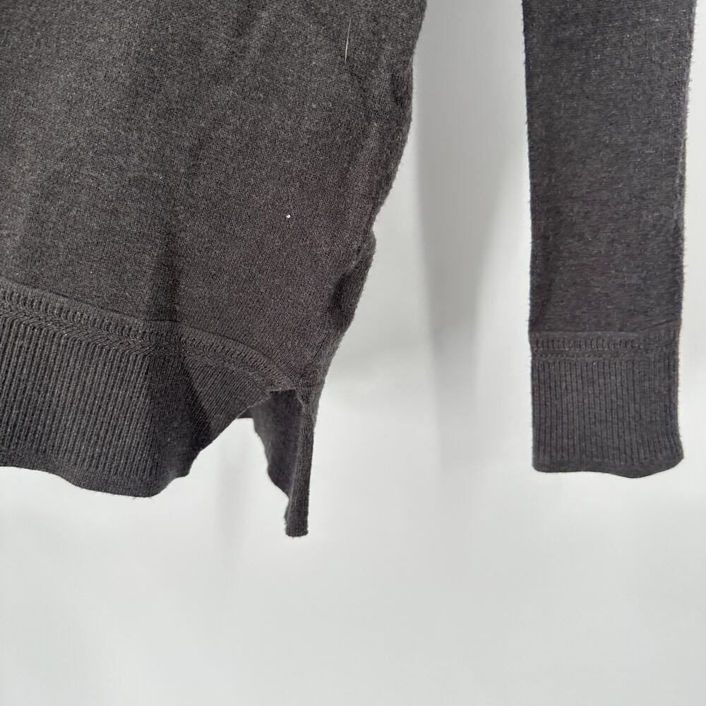 Jolie Gray Turtleneck Cashmere Blend Sweater // S - Picture 5 of 7